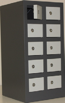 10 Compartment Cell Phone Locker